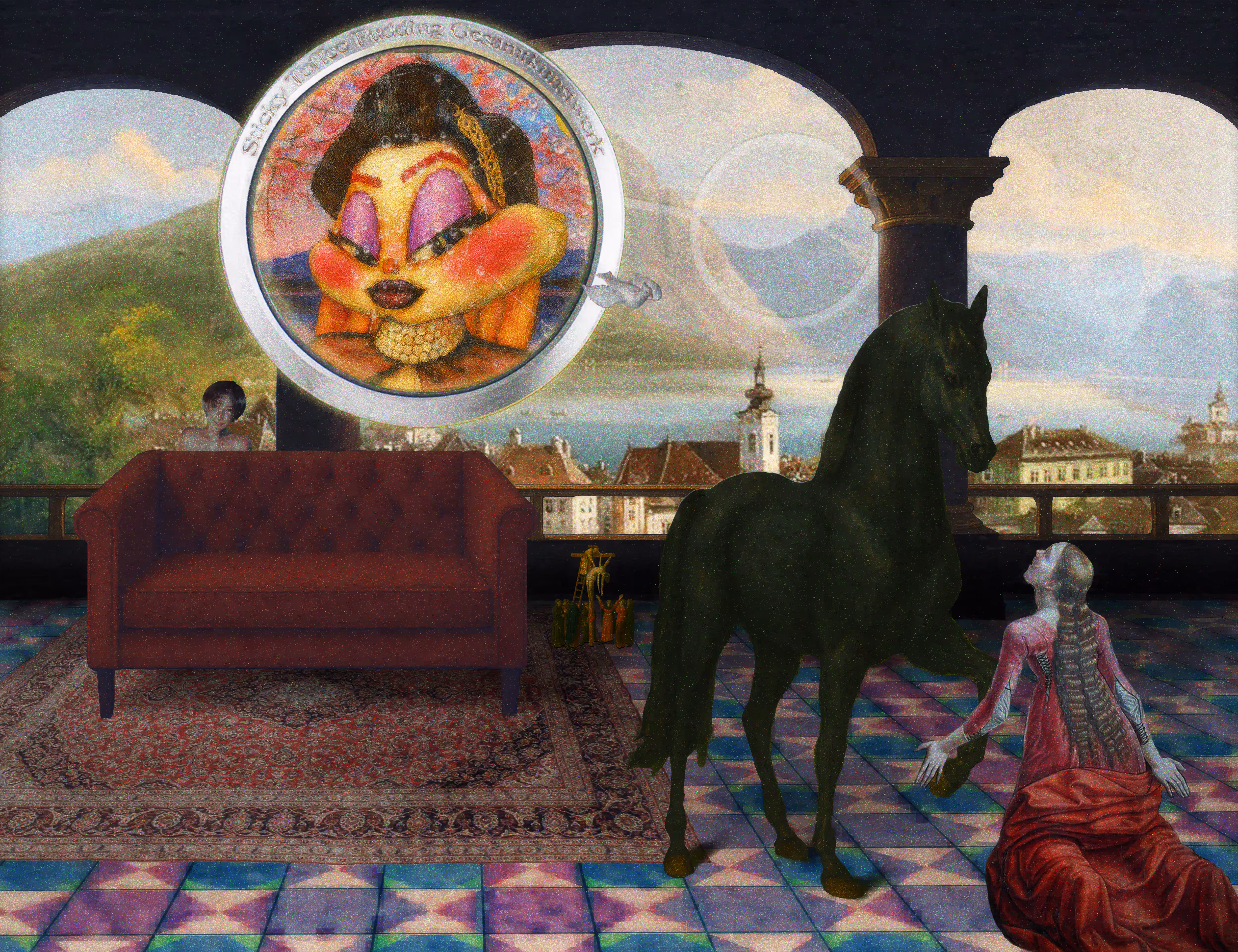 The Pilgrim’s Living Room Crucifixion; Mona Lisa Hyper-Gamble #101