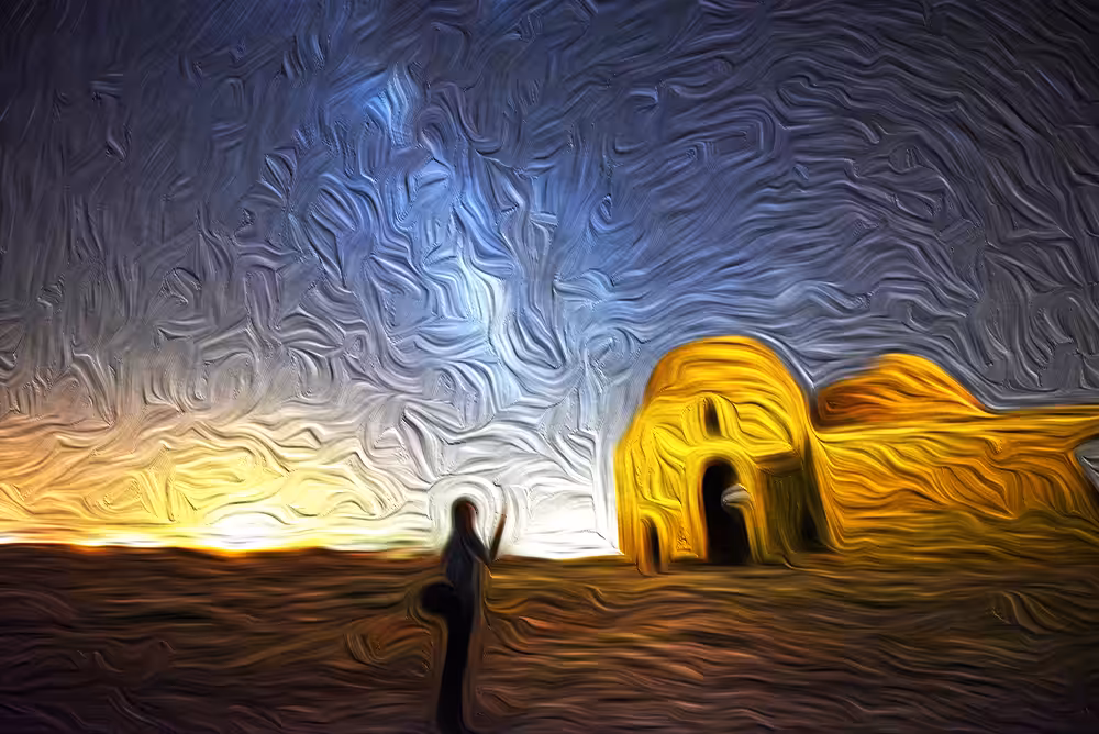 The night sky of the Sassanid palace#2