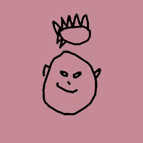 Basquiat Doodles: Basquiat #3540