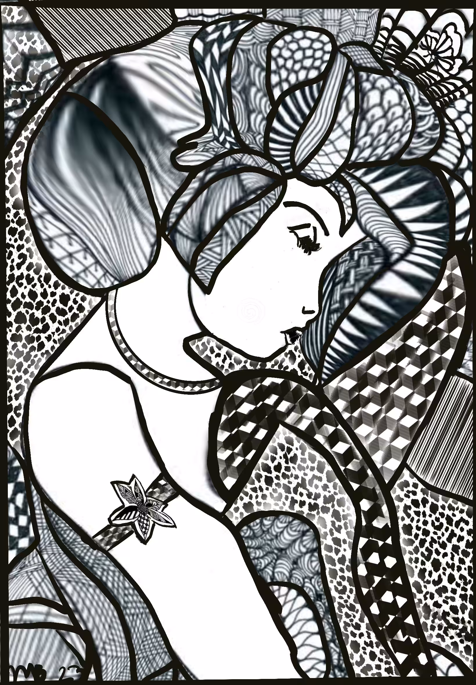 The lady and the Butterfly 