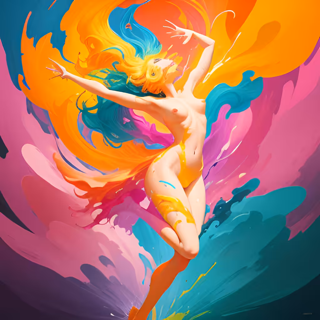 Art in the Age of AI: Page 242 - Chromatic Dance