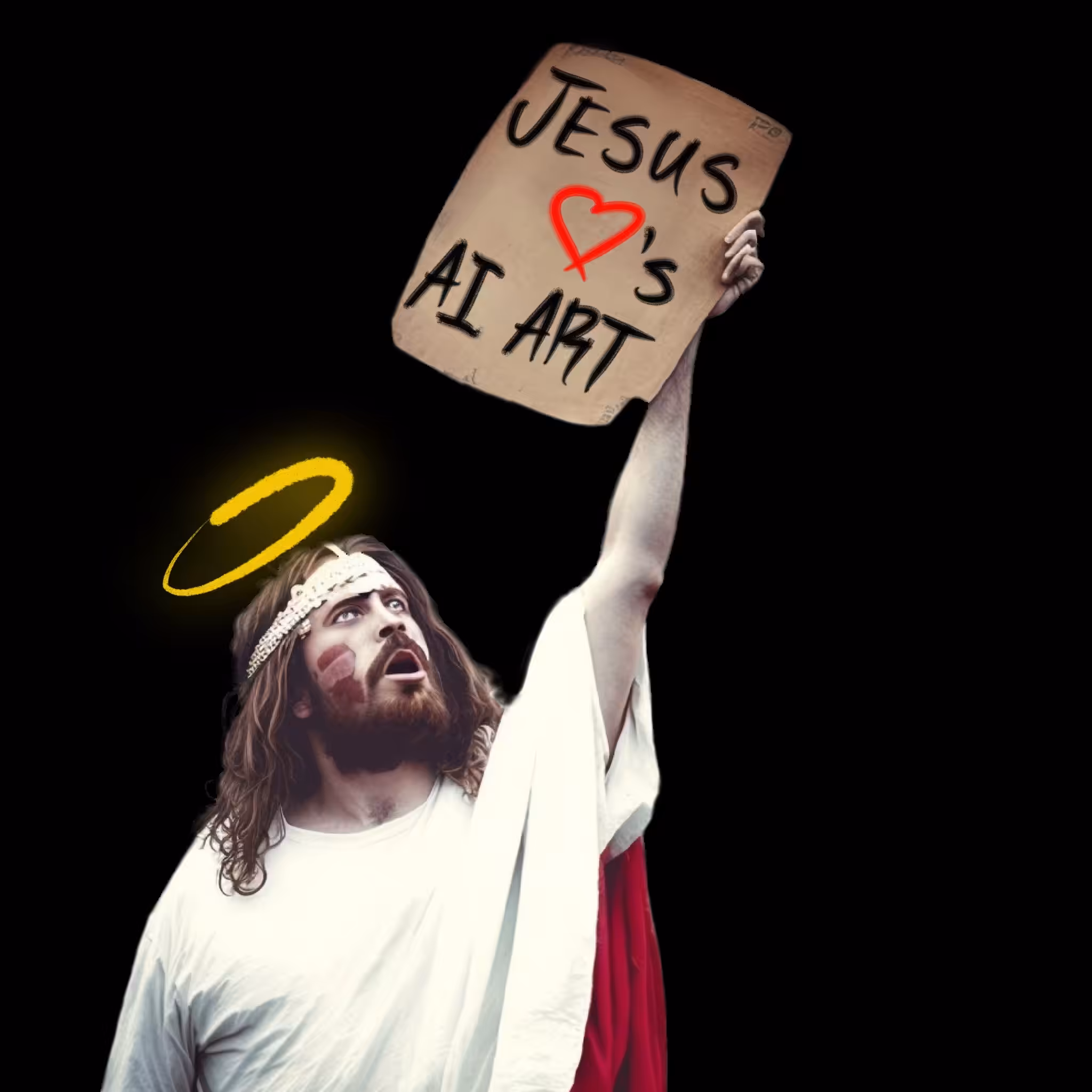 Jesus loves AI art