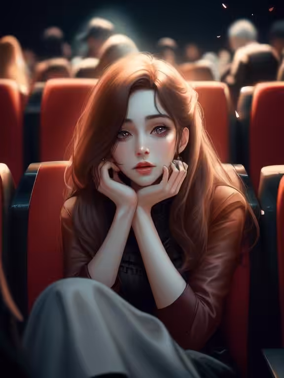 Watching emotinal movie