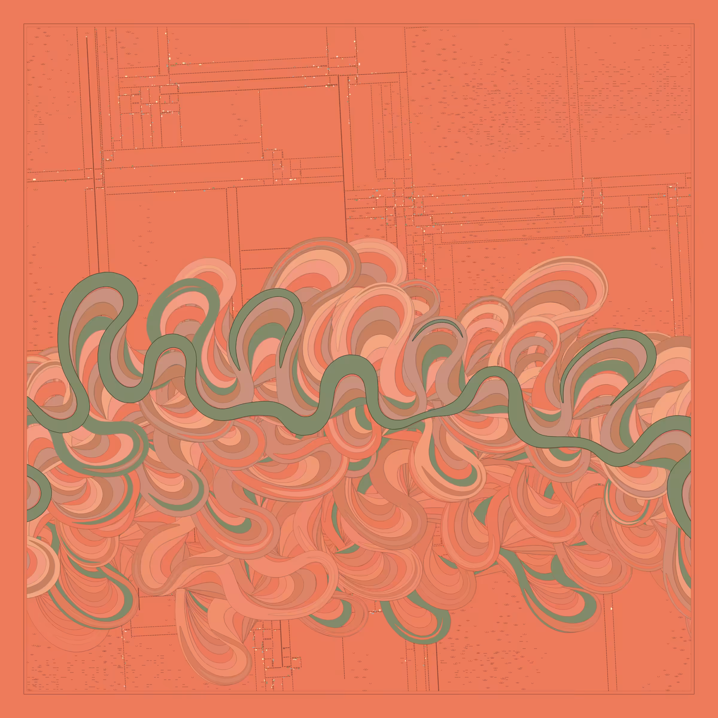 Ancient Courses of Fictional Rivers #320