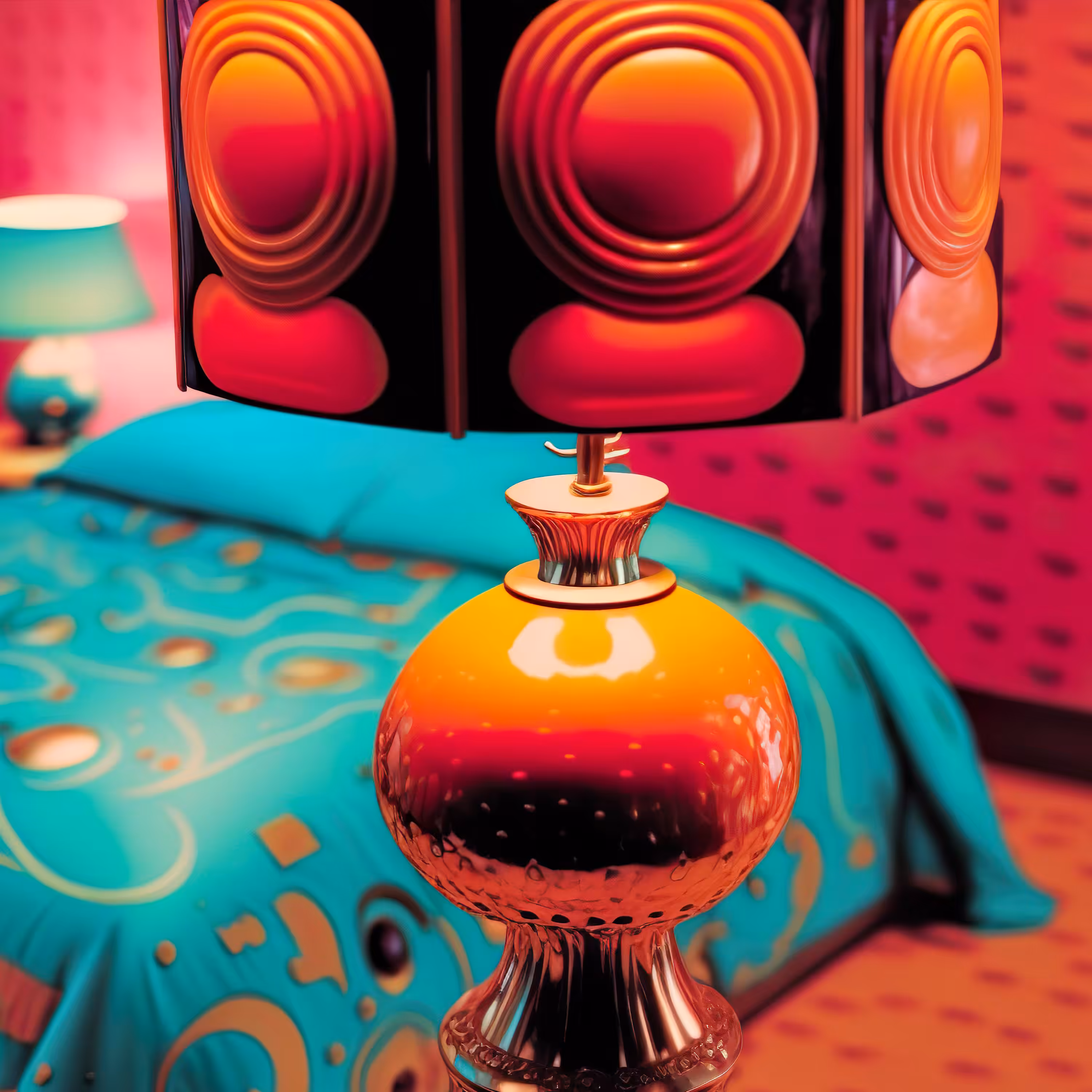 vagabond #2 - lamp - motel room