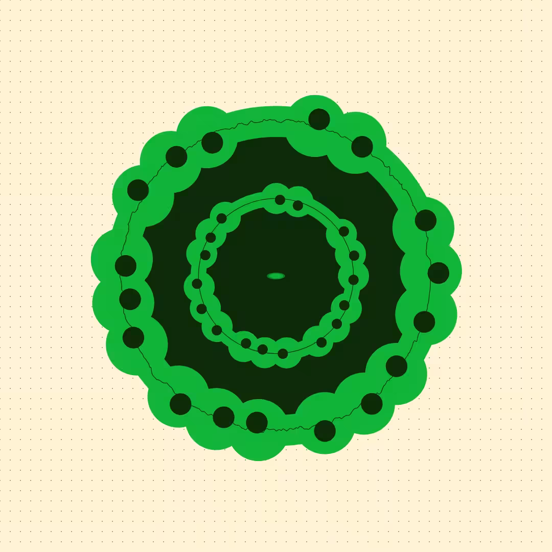 Circles on a dotted Grid #2