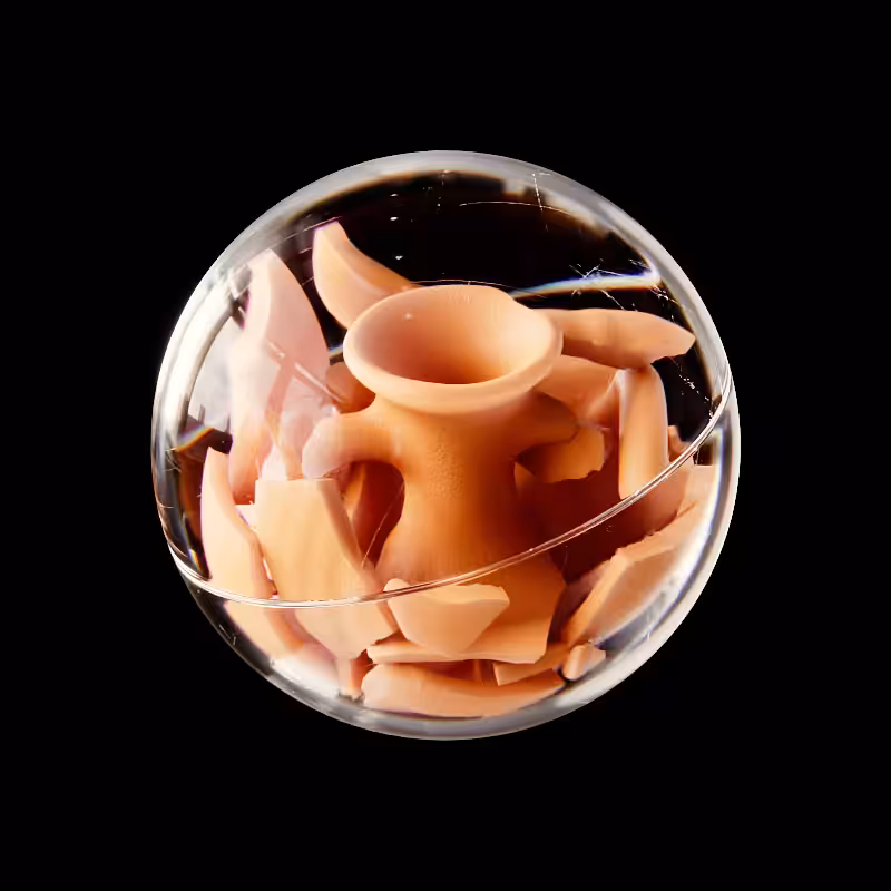 Broken Pottery Ball