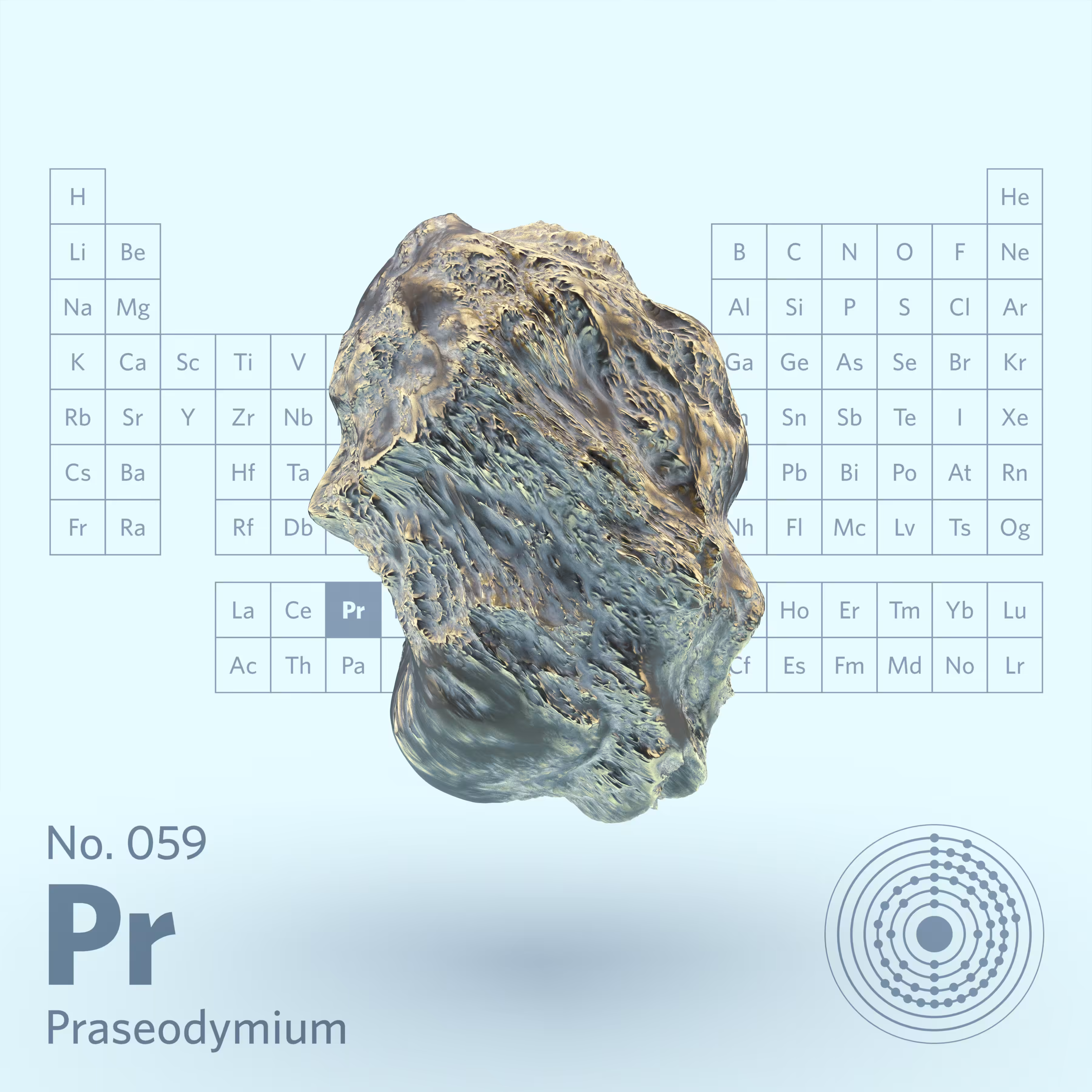 No. 59 Praseodymium [A540, B539]