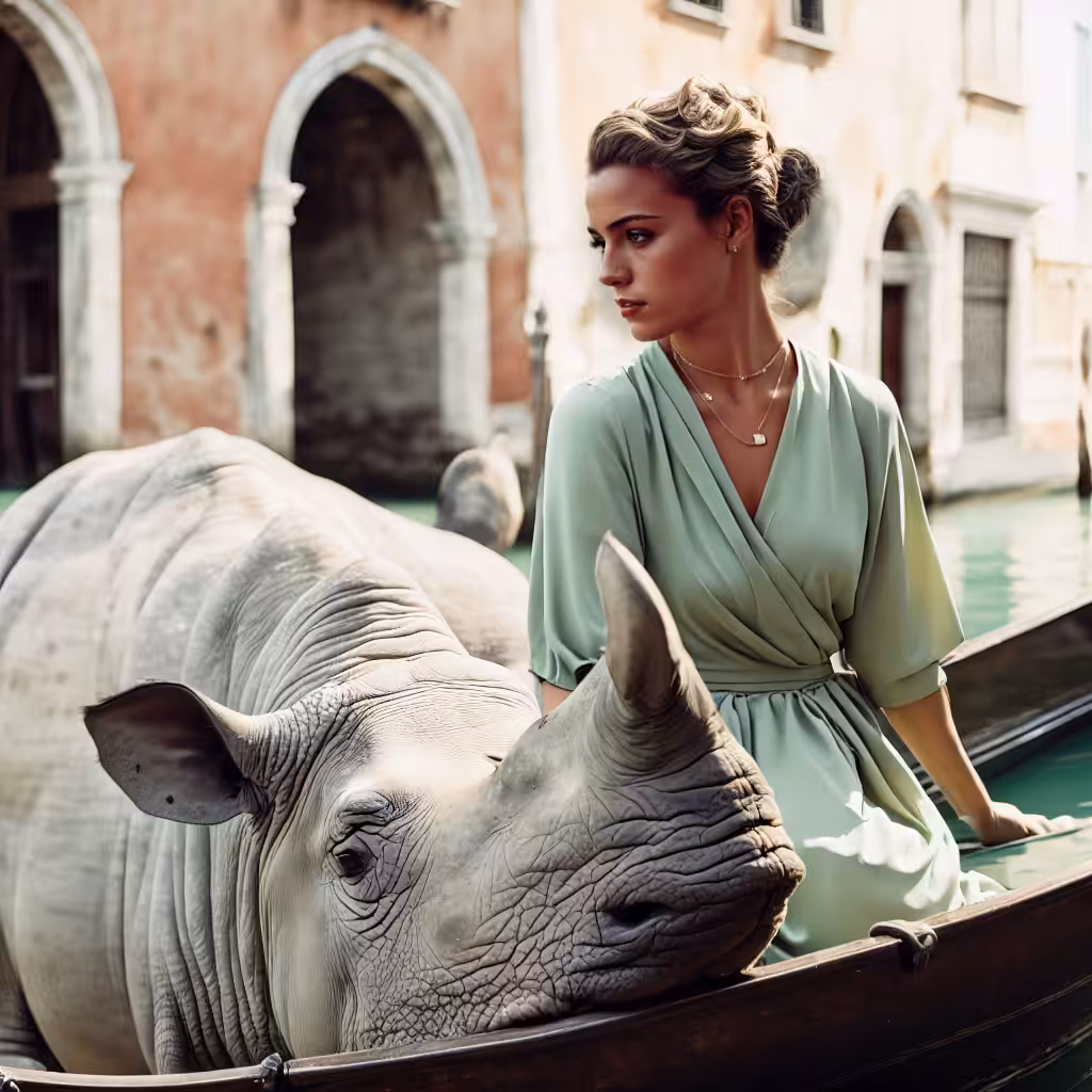 A Rhino in Venice