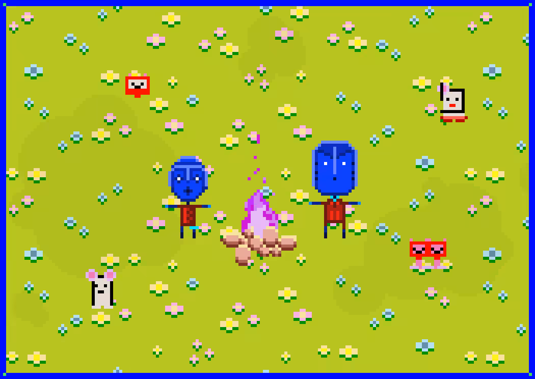 081 Mana and Ucu ritual among flowers