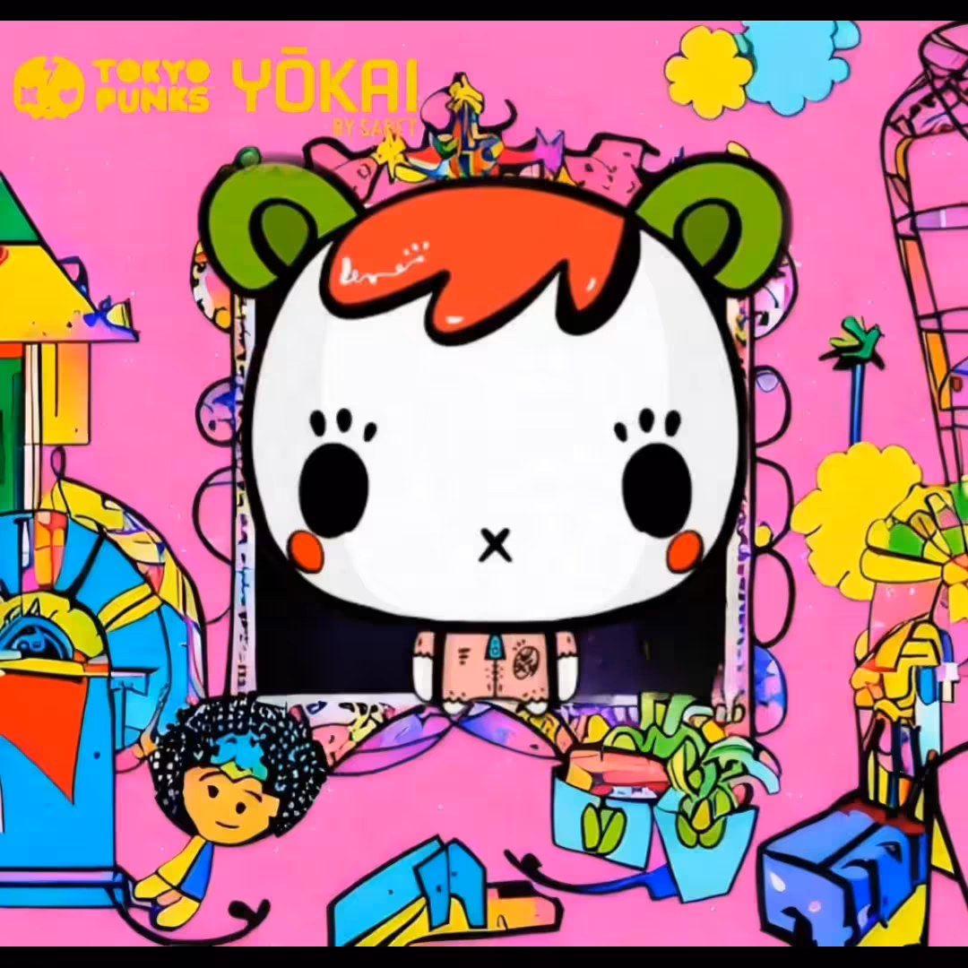 YŌKAI’s Nightmare: Shapeshifting in Psychedelic Dreams - @daiana_lazzarin x Tokyo Punks YŌKAI by SABET - #yokaicollab