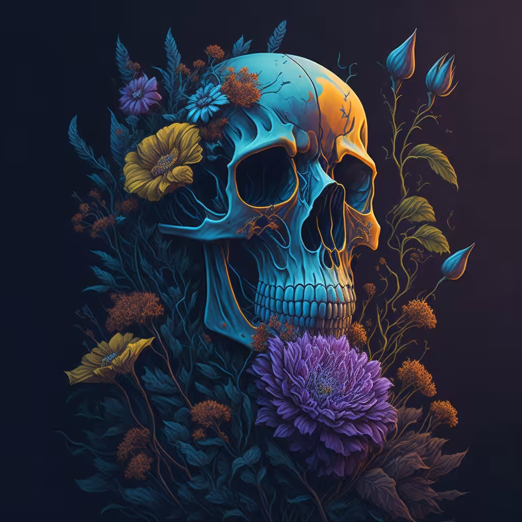 Skeleton flower