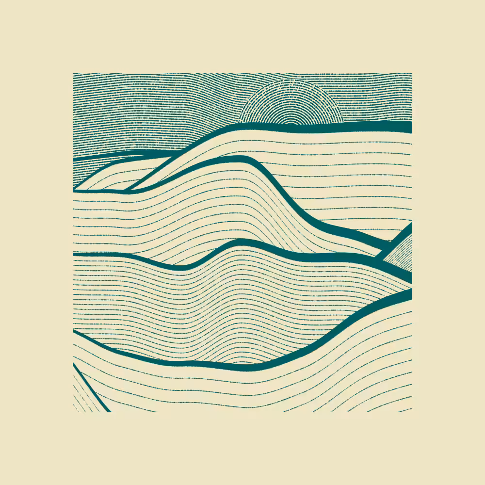 One color sketch #9