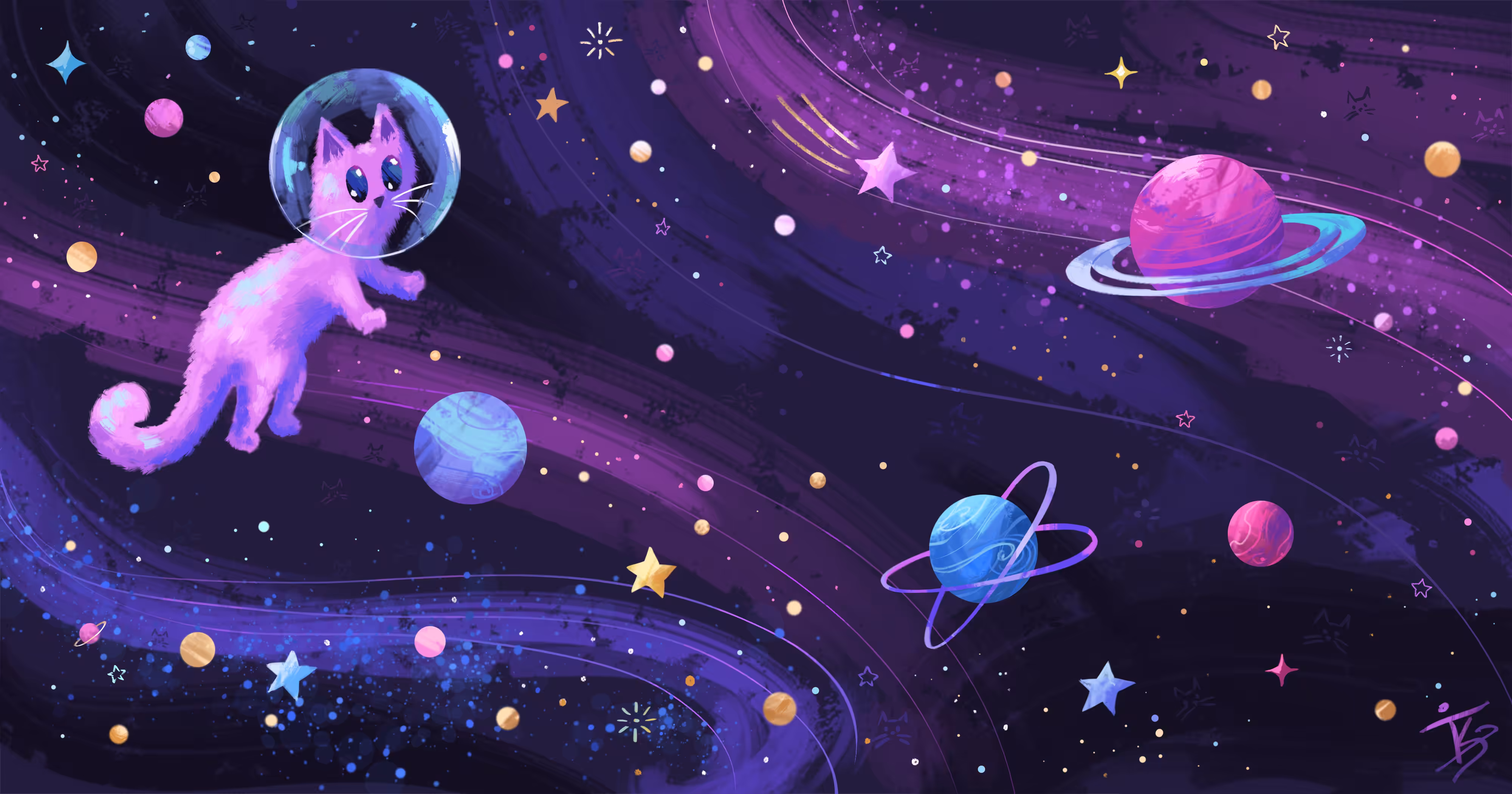 Celestial Catstronaut