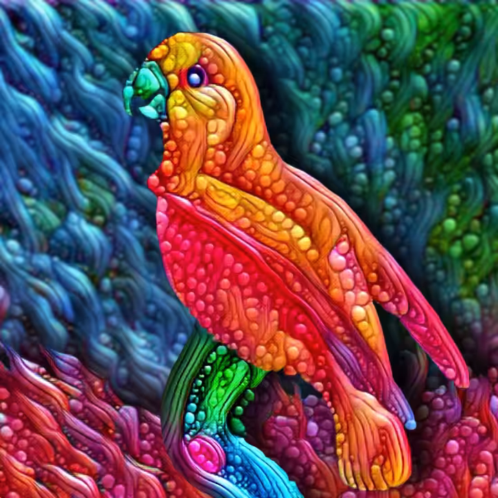 #5 (Lovebird)The Rainbow birds