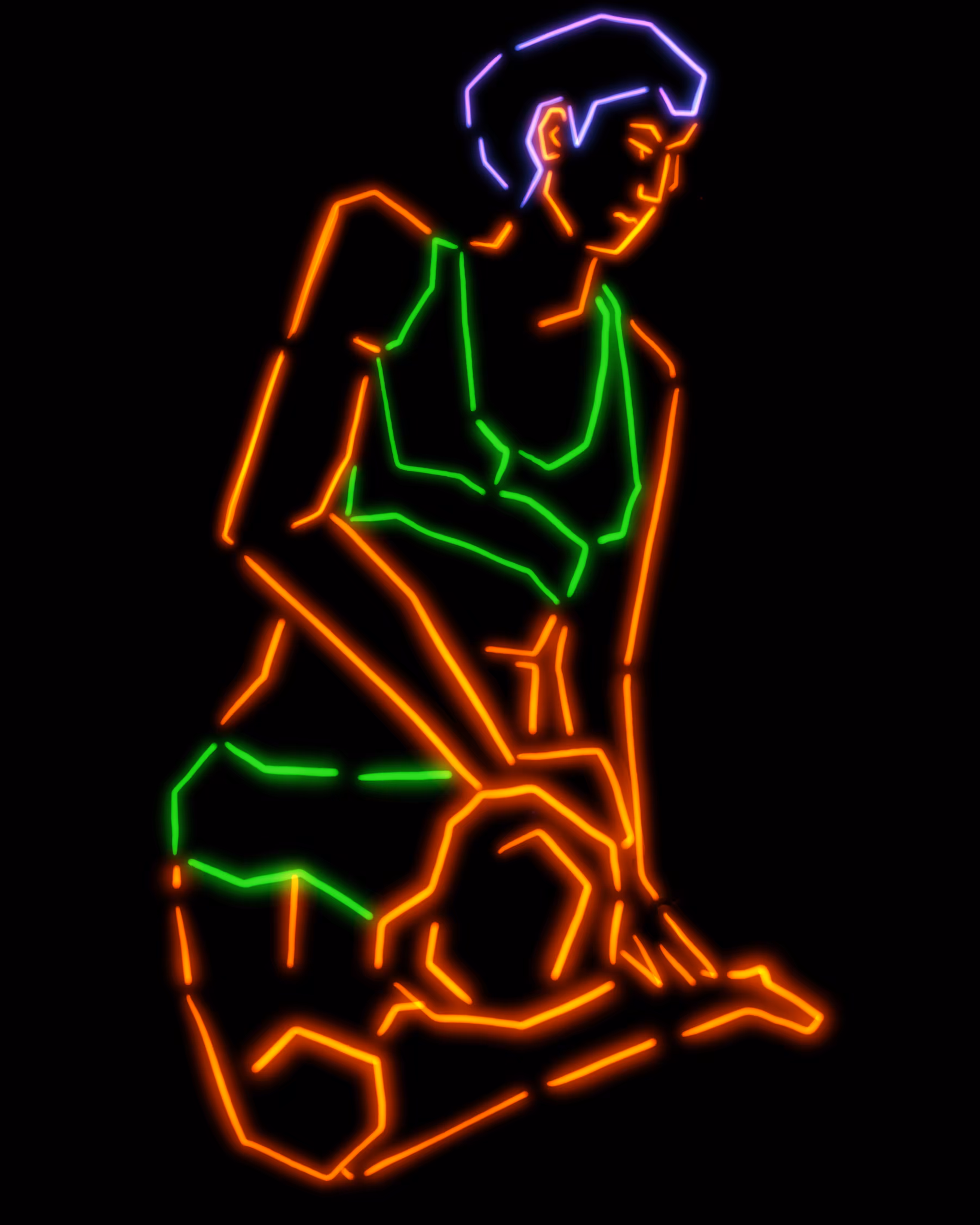 Life Drawing - Neon – 14.04.2021