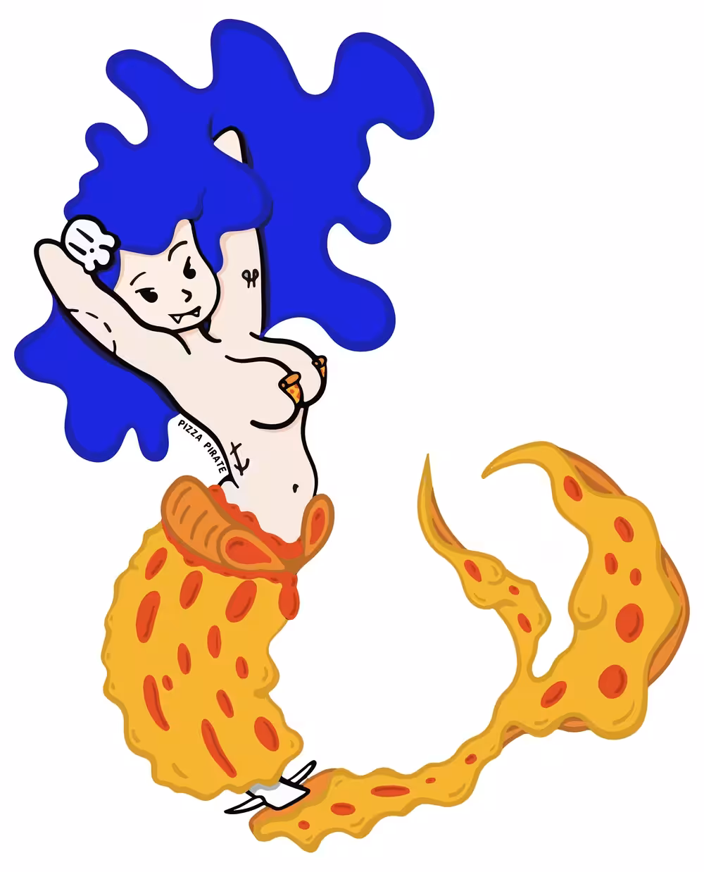 The Rare Blue Mermaid.