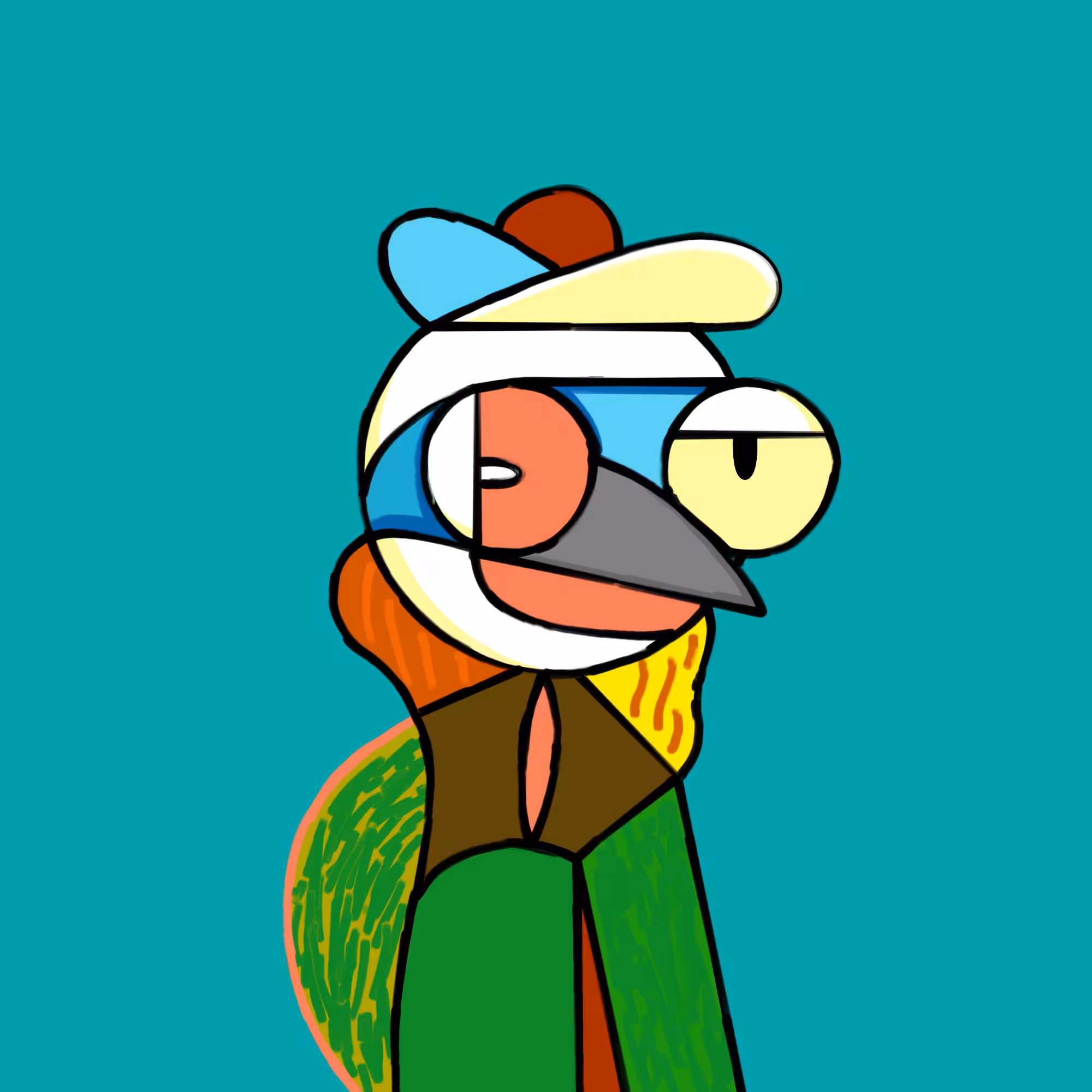 #32 I saw you cubist