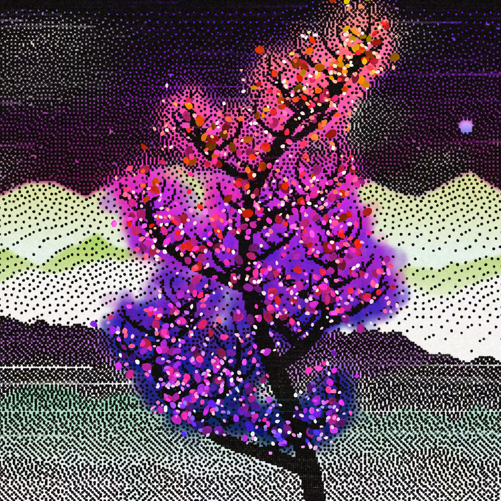 Dithered Branches #39