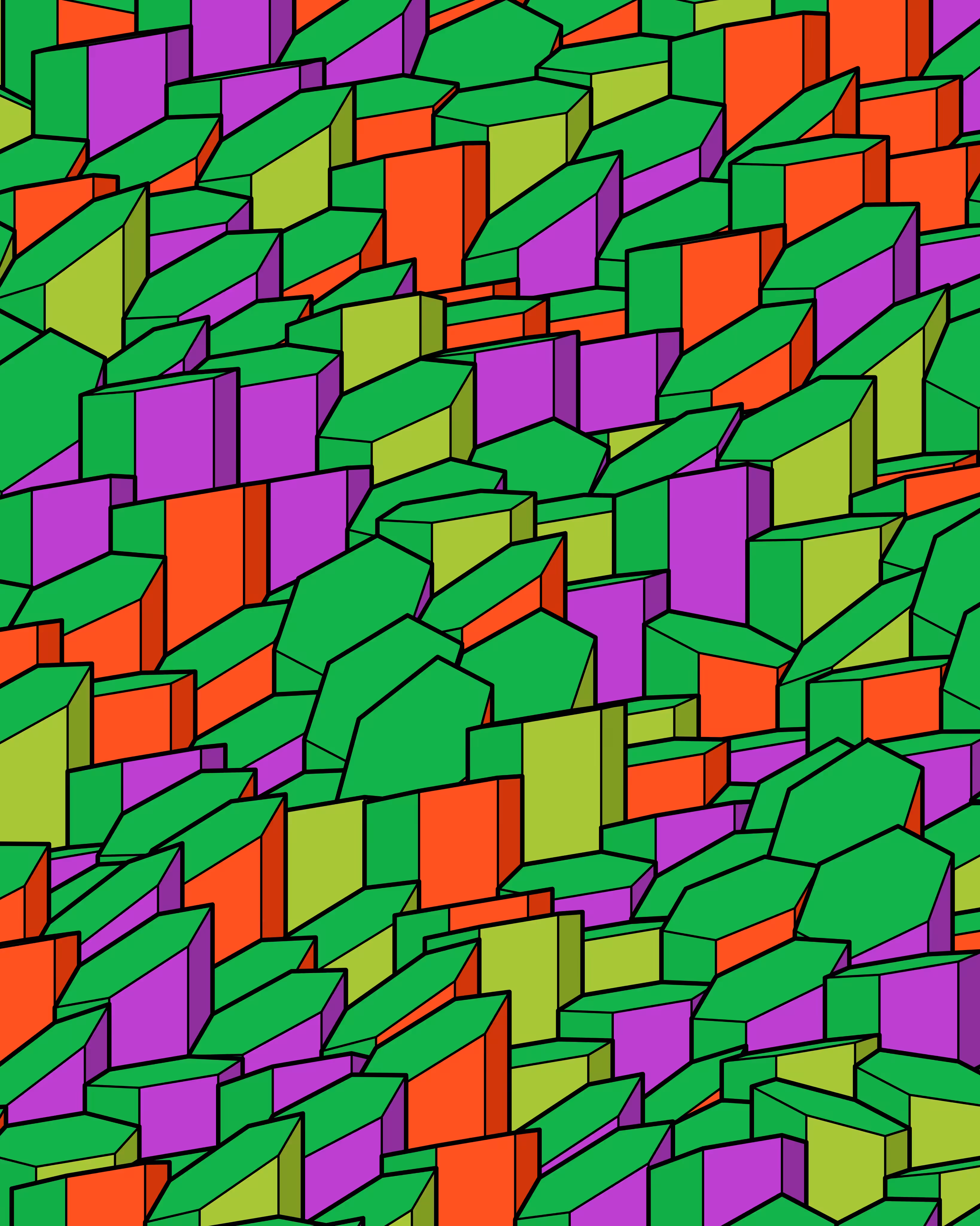 Hexagones Landscape #260