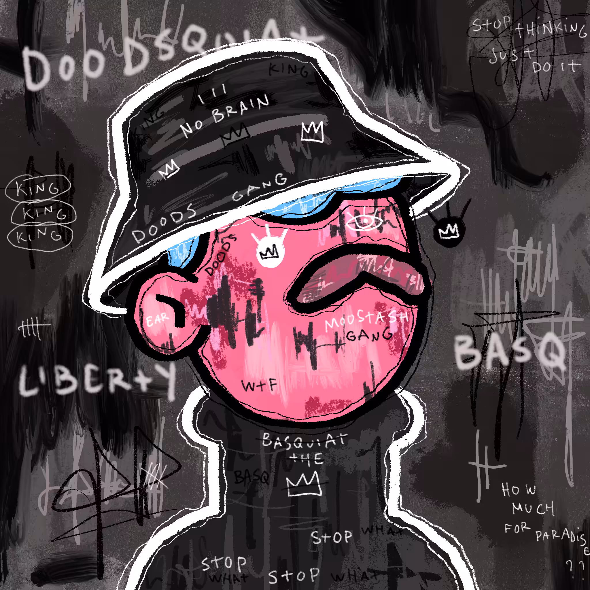 Doodlesquiat #15