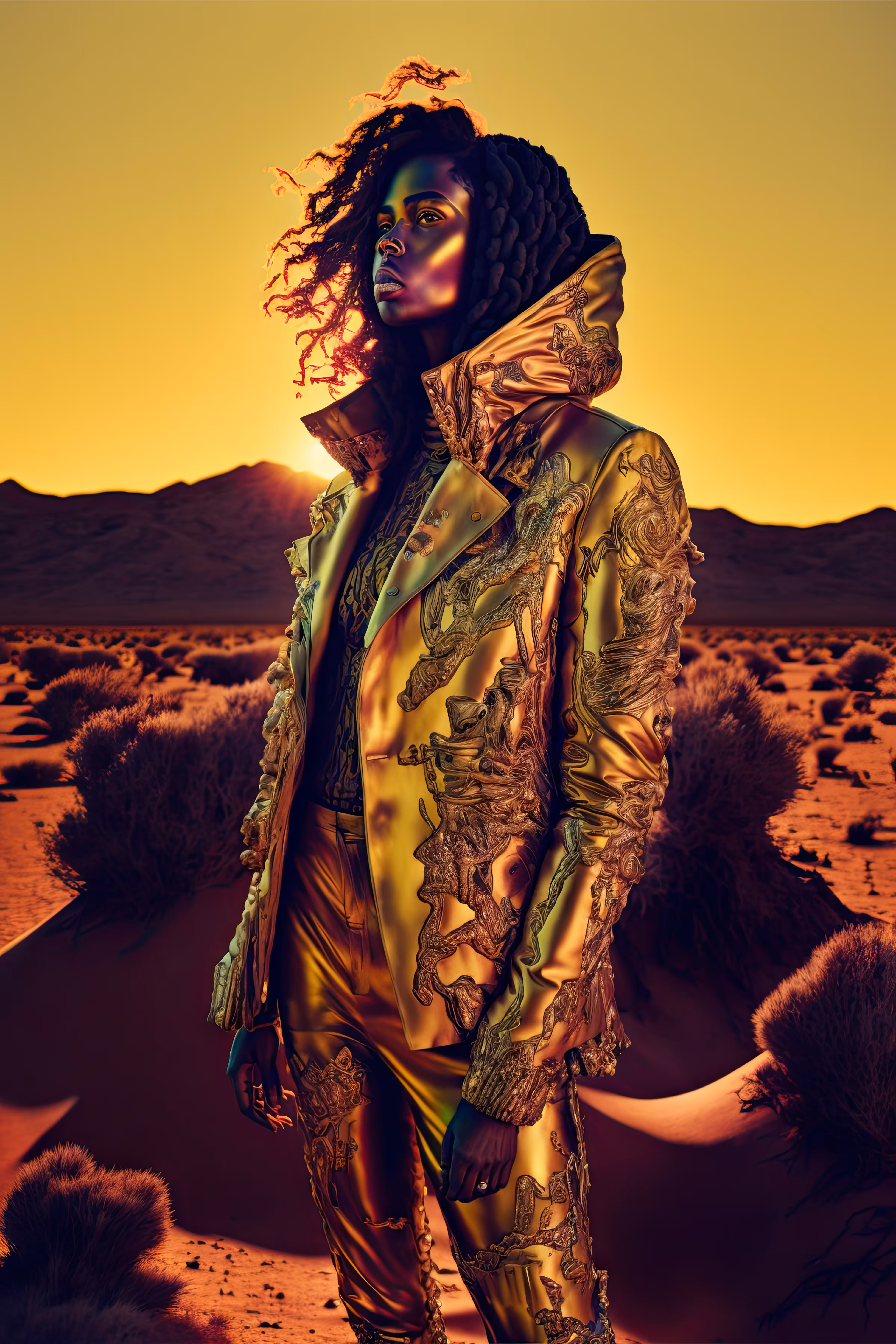 //// Nuclear Fusion High Collar Jacket ////