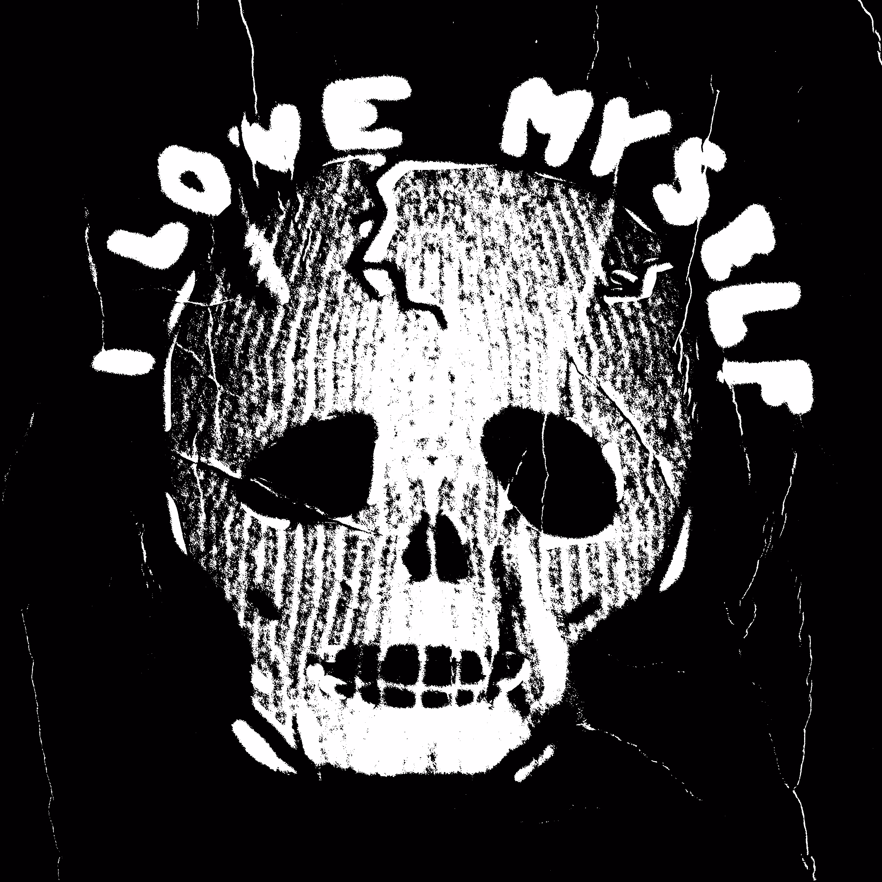 I Love Myself - the motivational skull