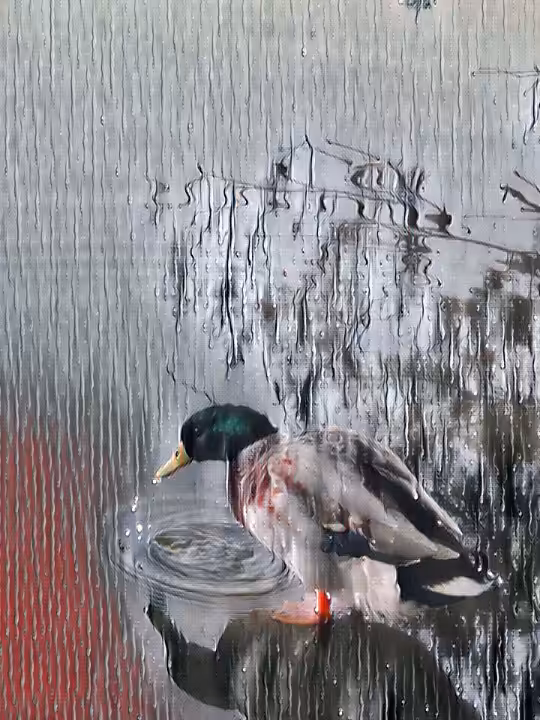The duck art by bat-ya