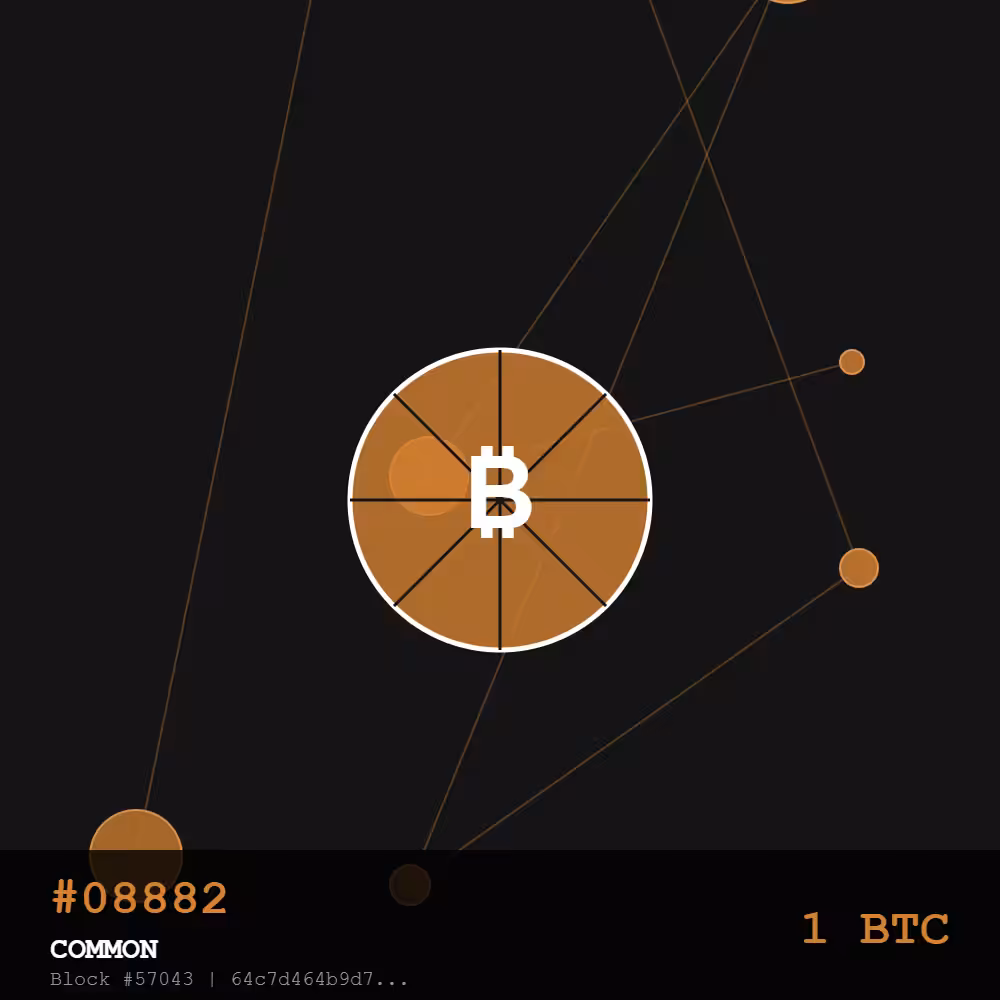 🍕 Bitcoin Pizza Genesis: 10K — COMMON #08882