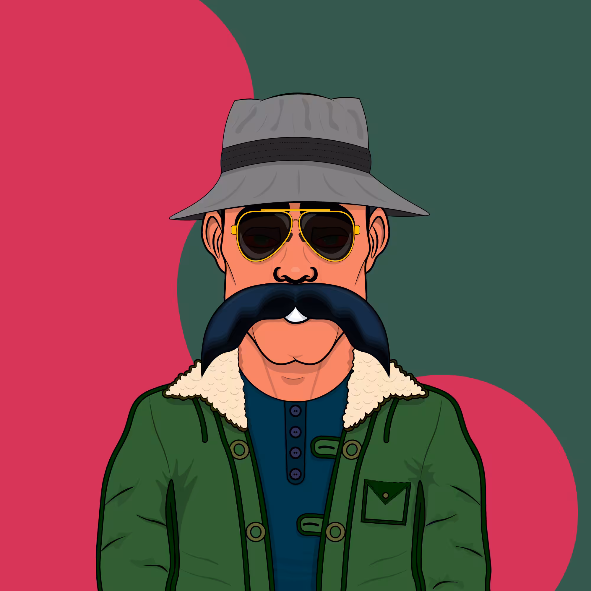 Mustachioed #199
