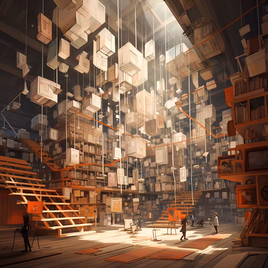 Places to BE.  : Library 