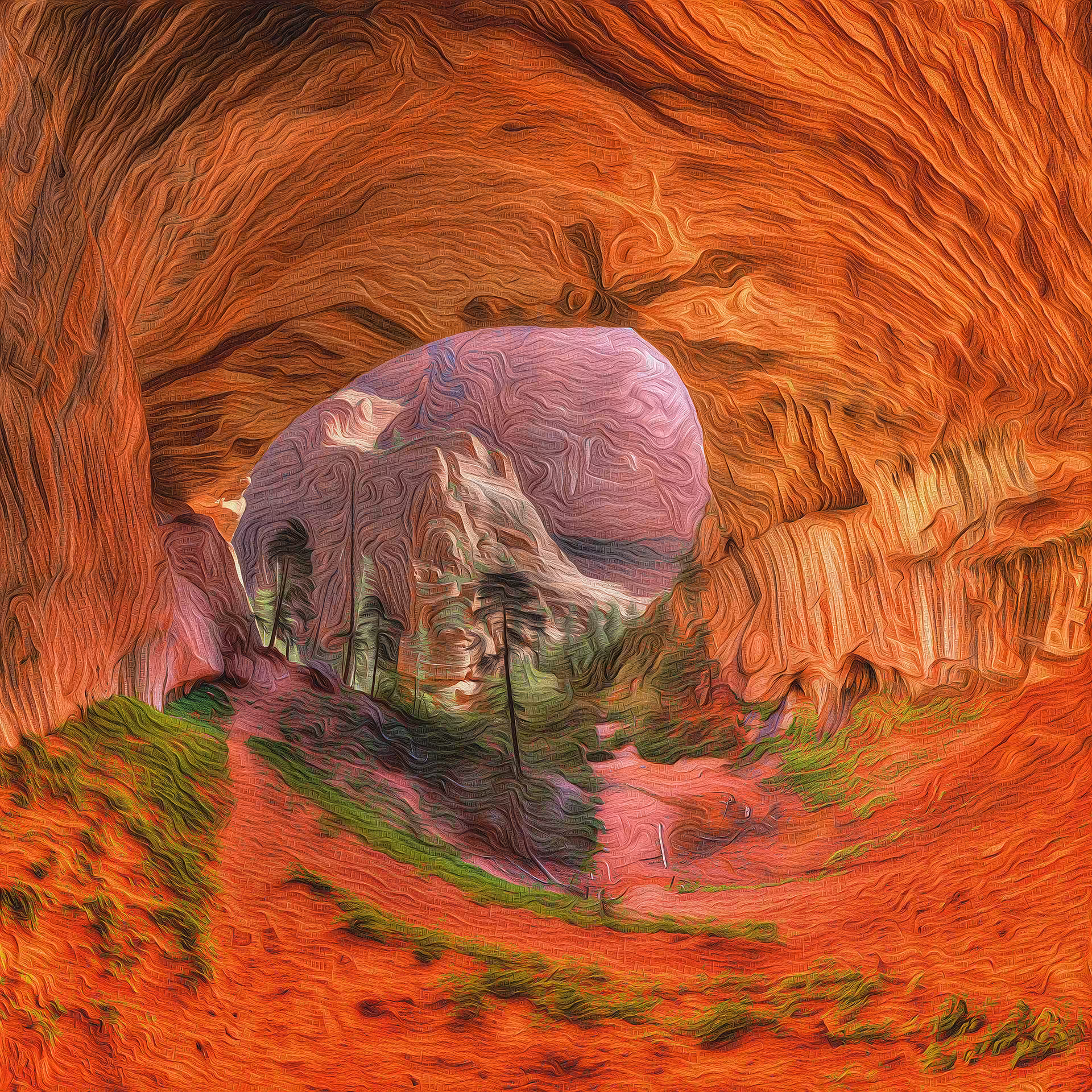 Double Arch Alcove "Three-Pass" Dreamscape