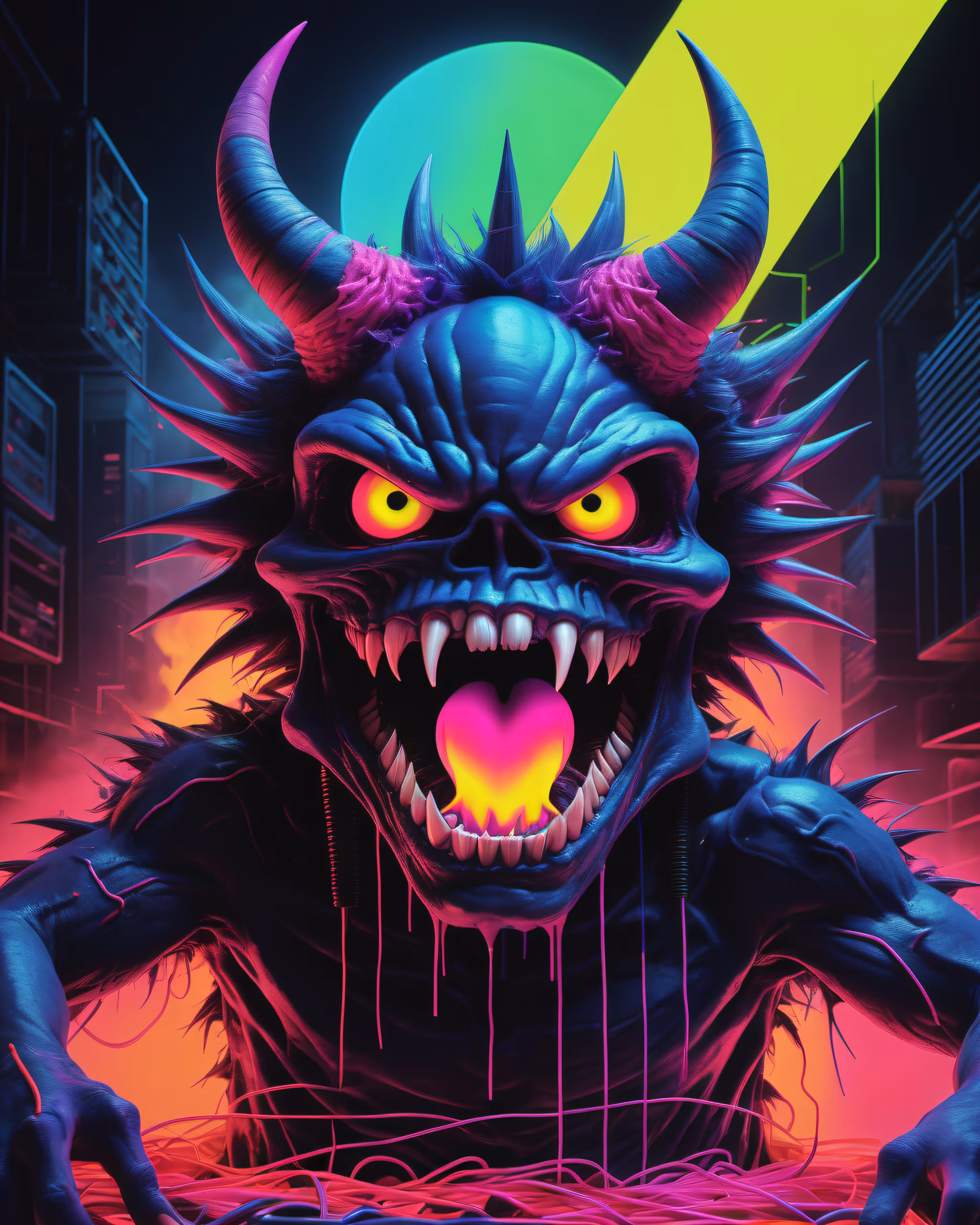 Synthwave Monster #8