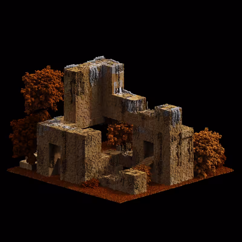The voxel house #N1 #11