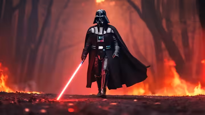 Vader walking
