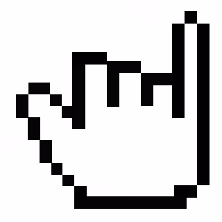 Hand Cursor: Hang Loose Hand Cursor