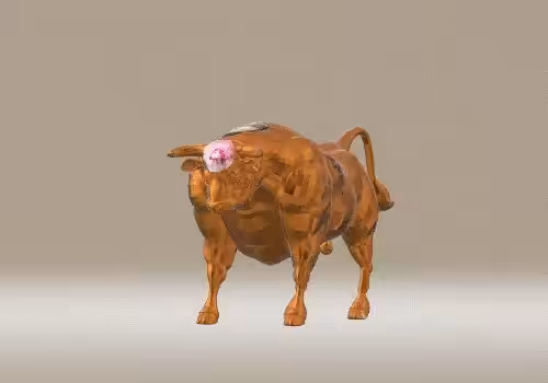 Bronze Uniswap Bull