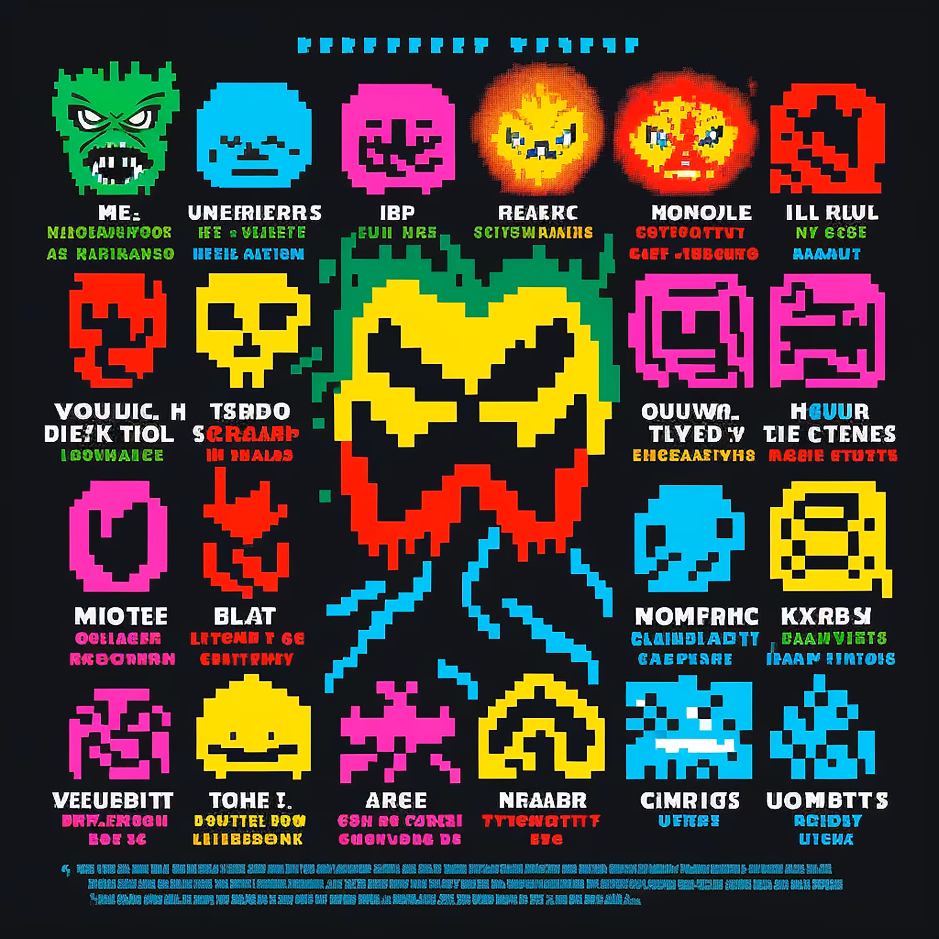 Pixel Game Posters #7