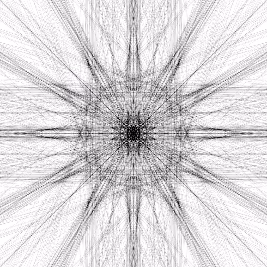 reverse x-ray mandala