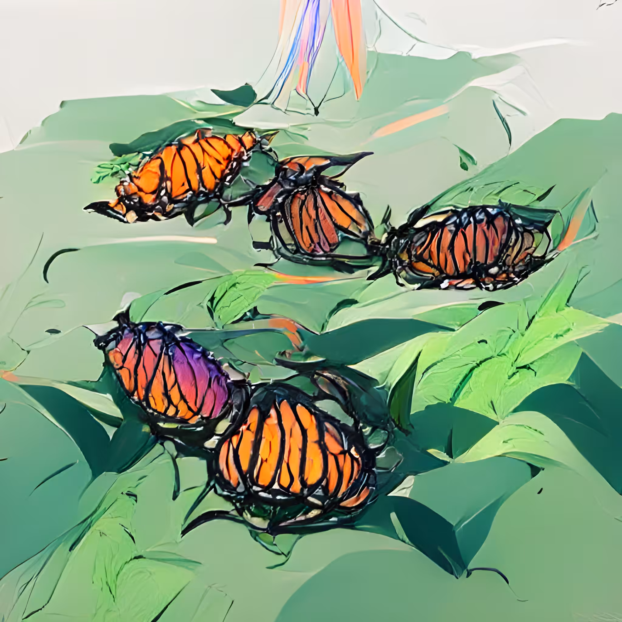 Milkweed Nurtures Monarch Butterflies