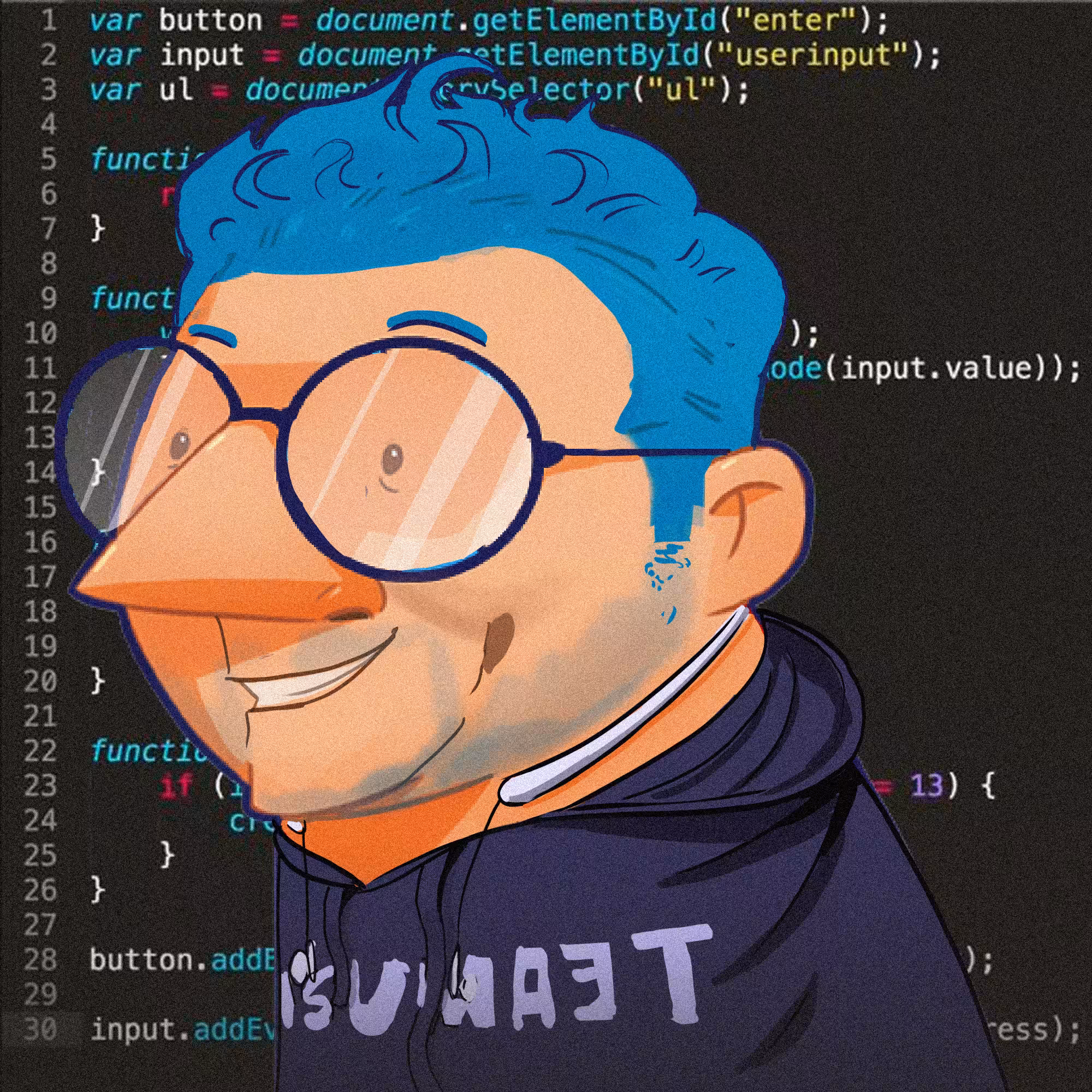 BlueHairGuy #052