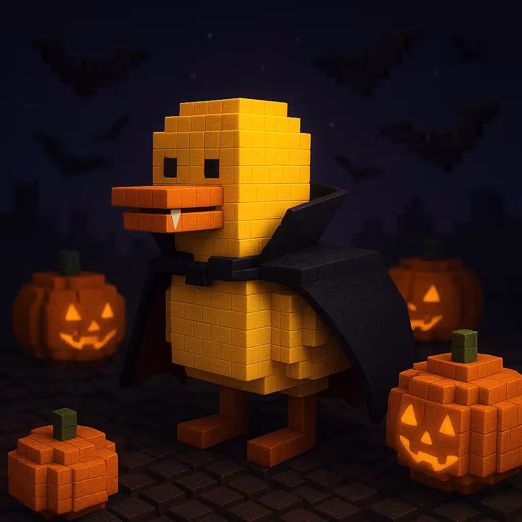 DUDE DUCK HALLOWEEN 