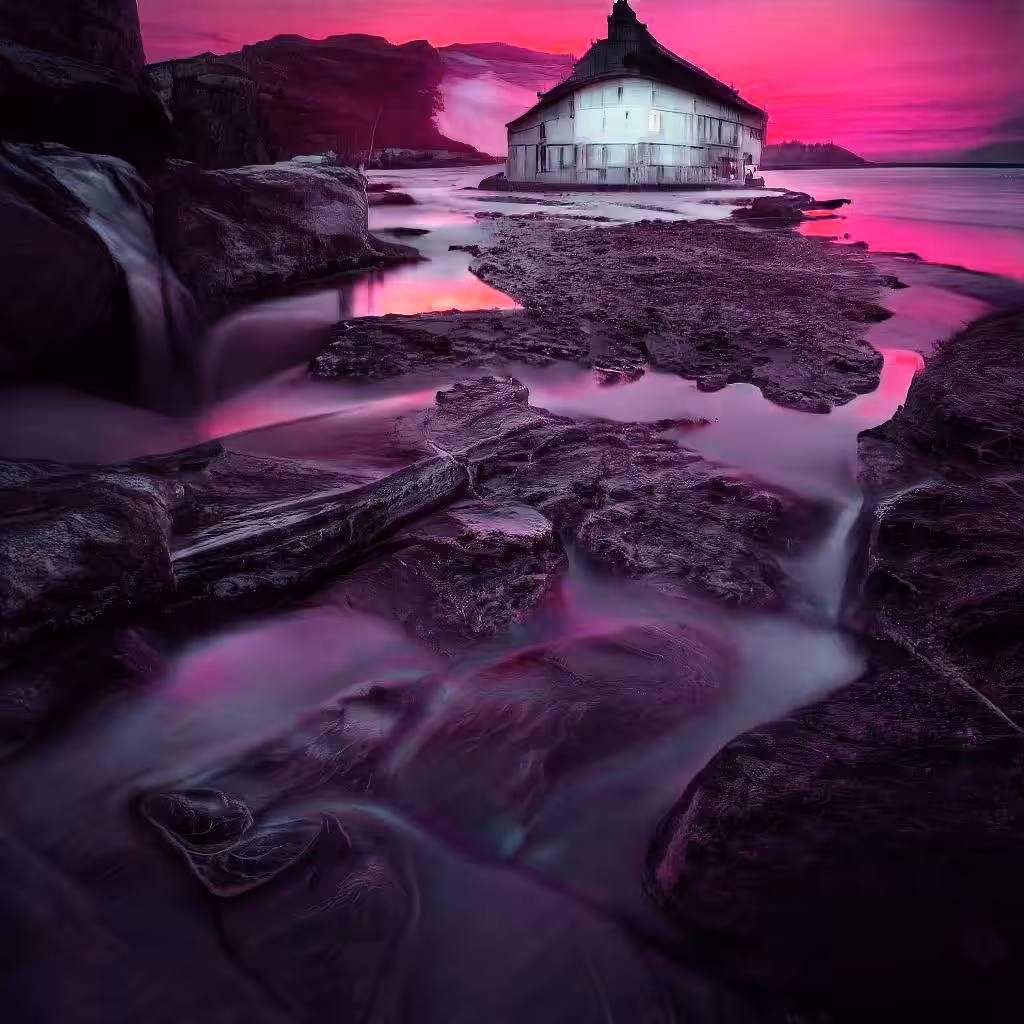 a house on water