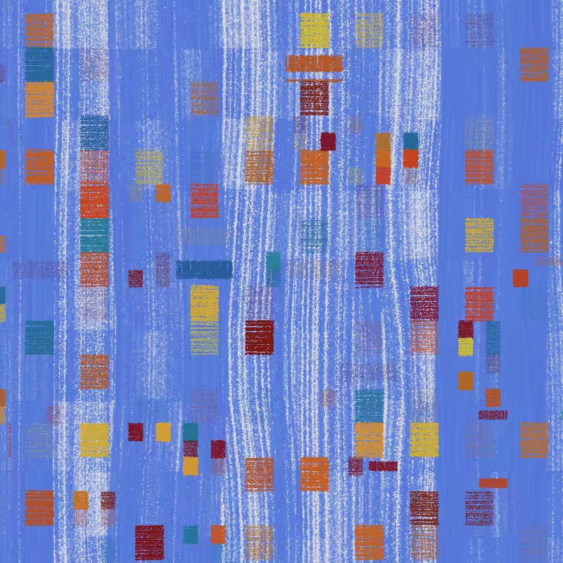 Composition #3 Patchwork Quilt #230