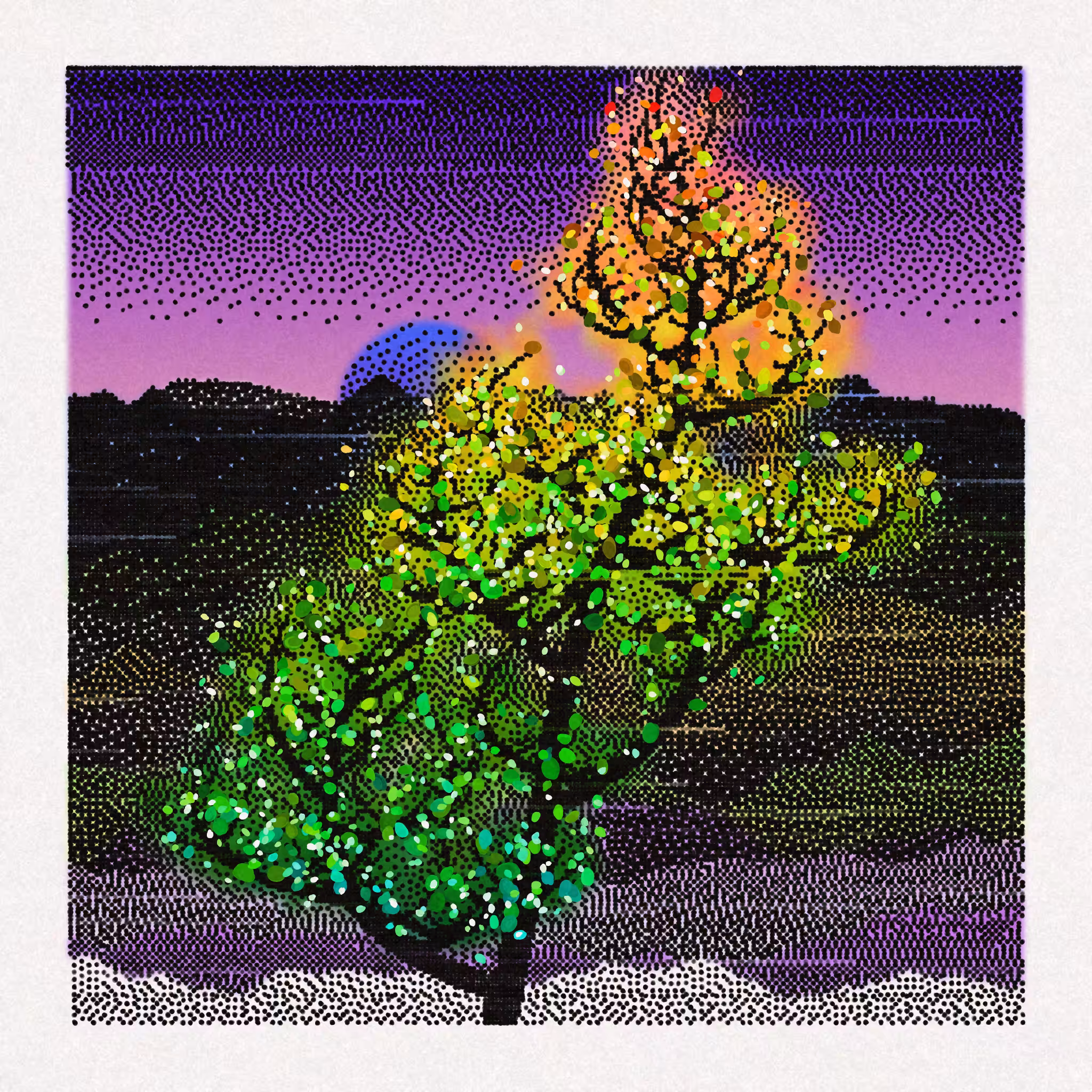 Dithered Branches #90
