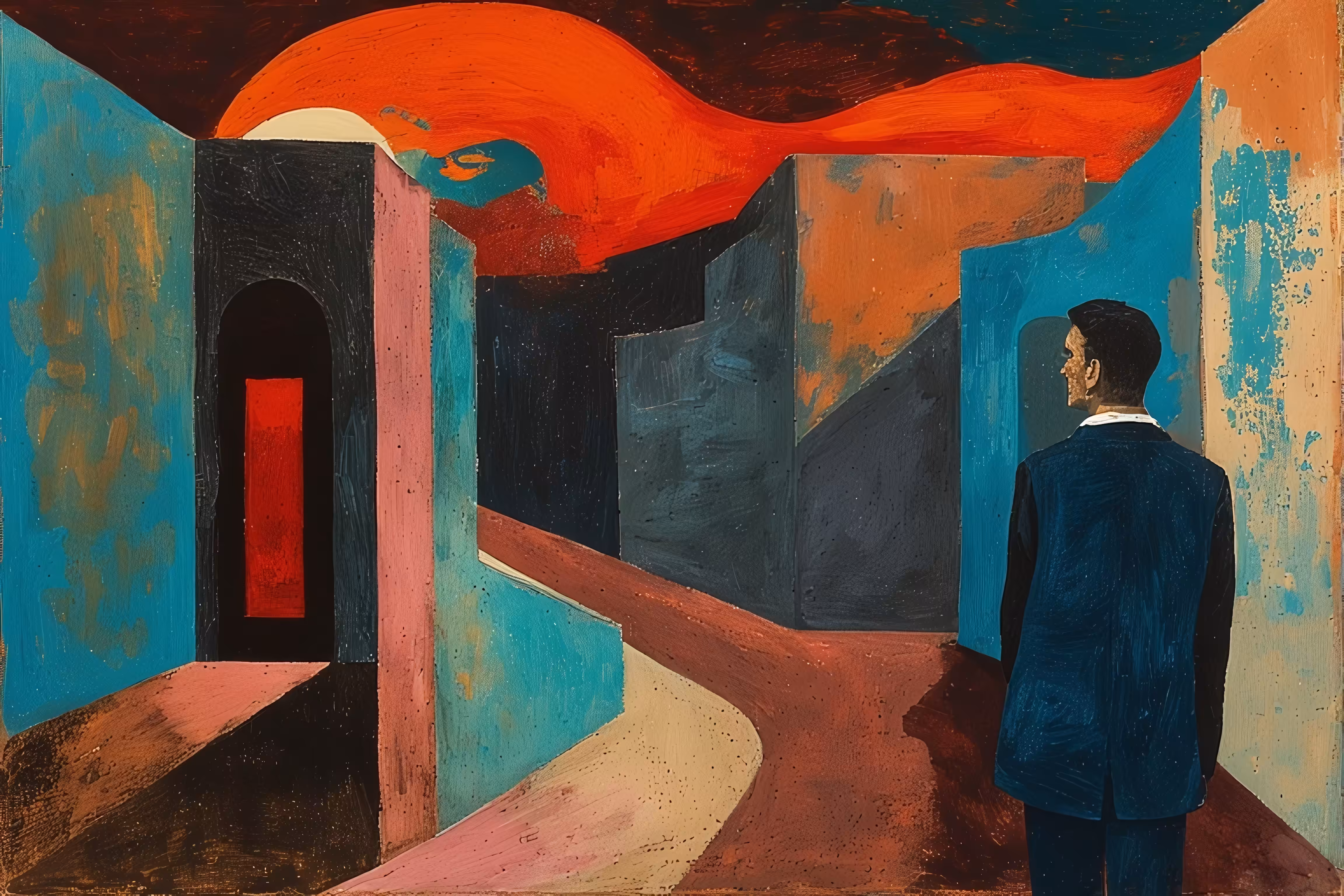 The Chromatic Labyrinth of the Red Horizon