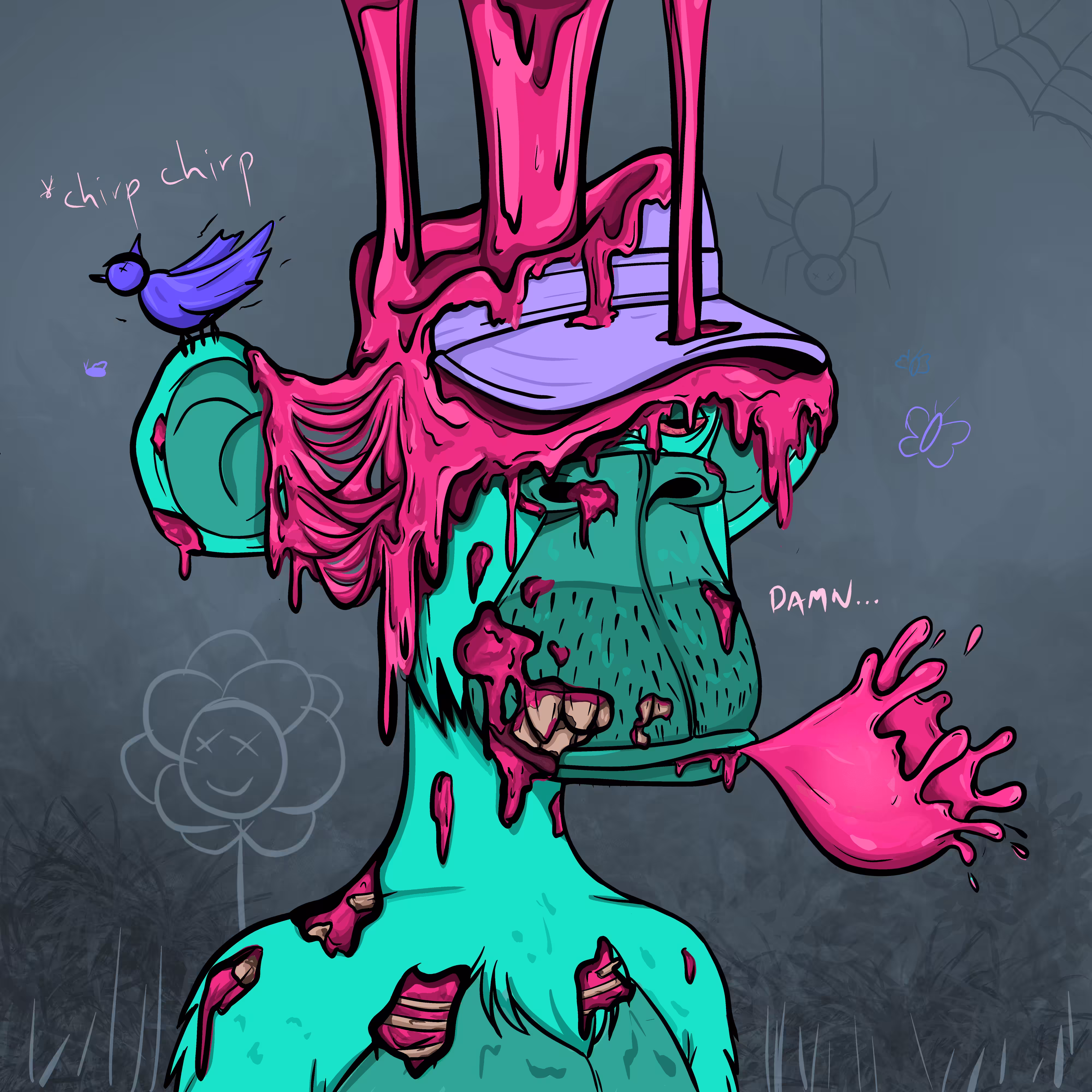 ytopp x BAYC - ZOMBIE GARDEN APE