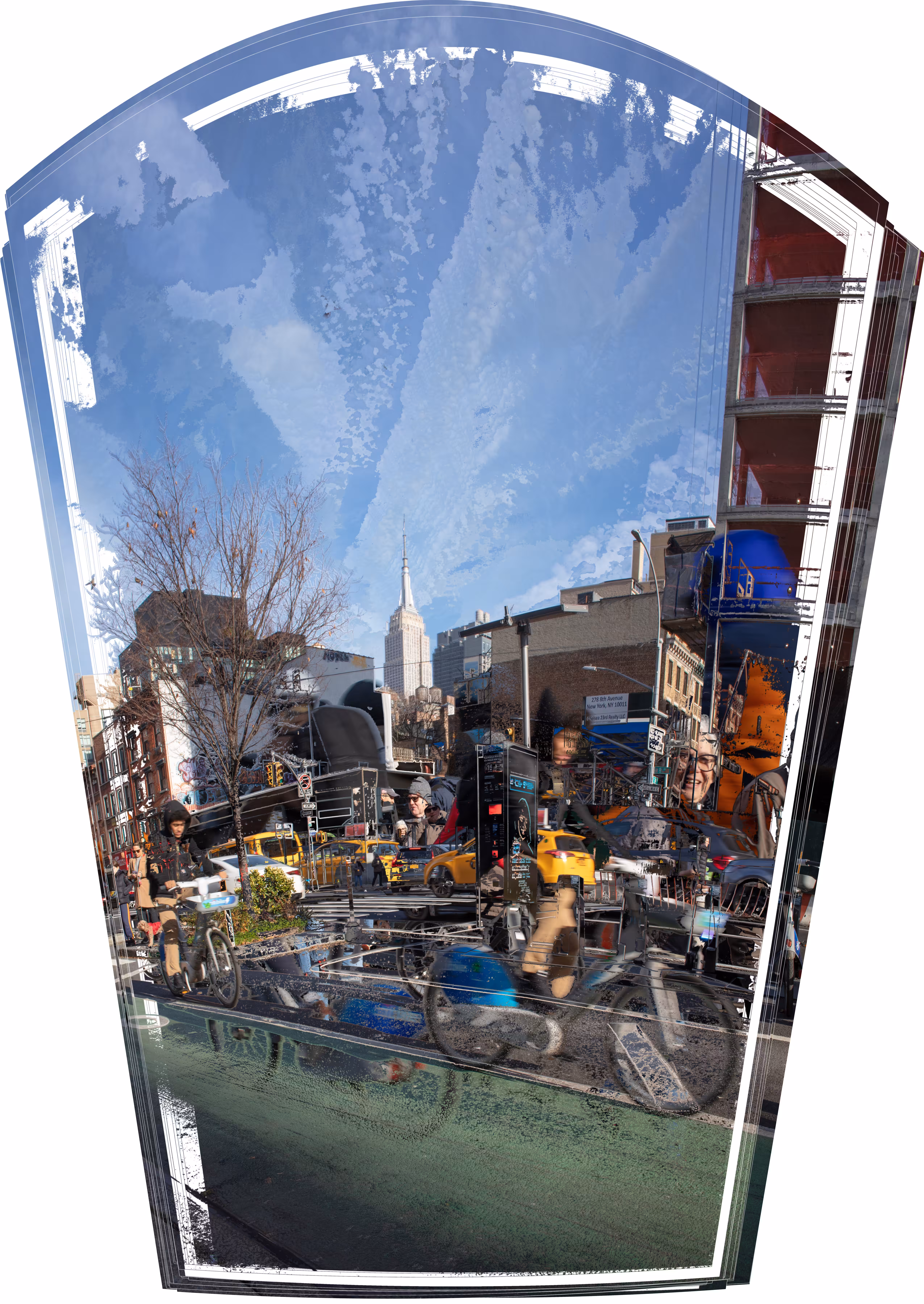 Un-Still Life: 24th and 8th, Cylindrical Projection