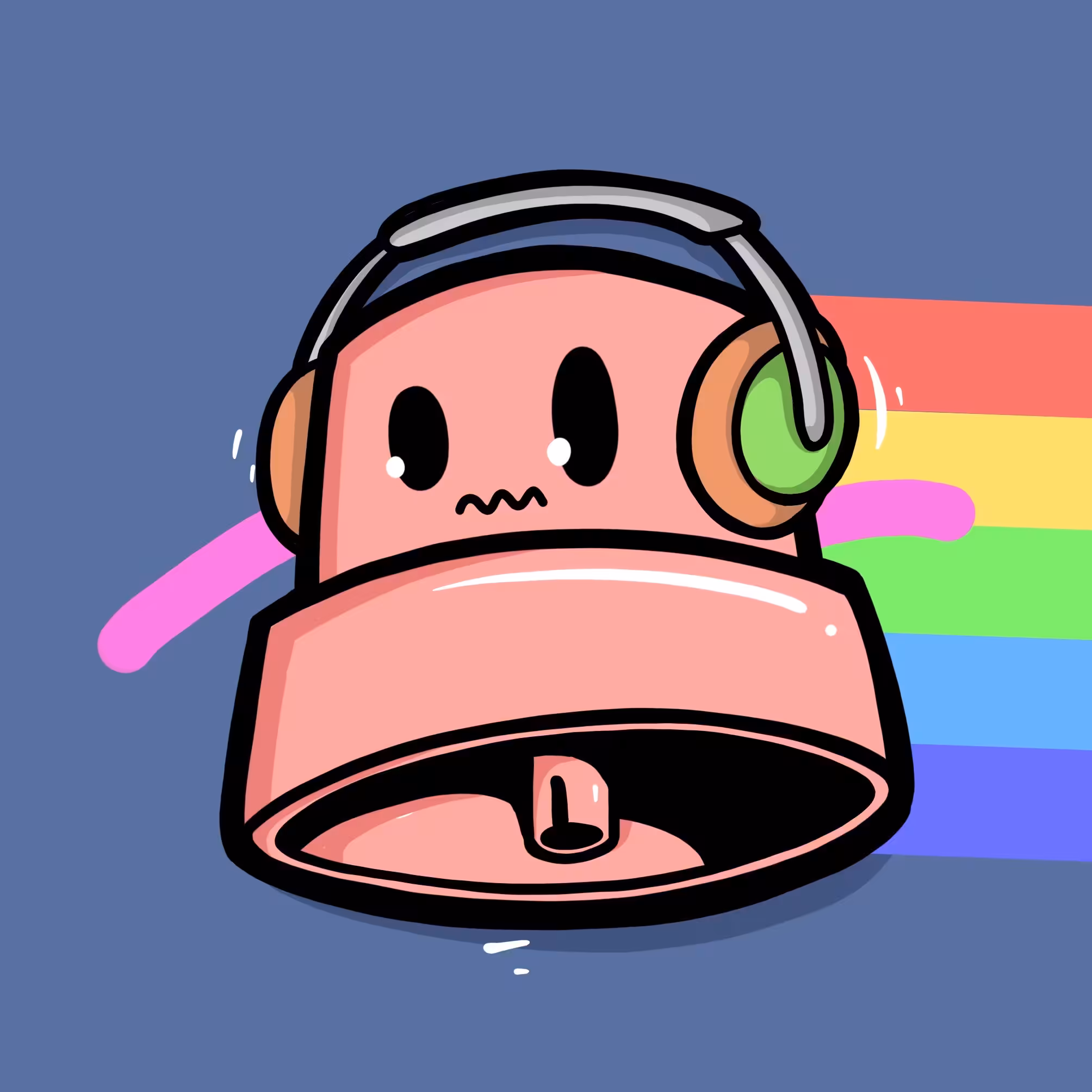 Caps: Happy Caps and Rainbow