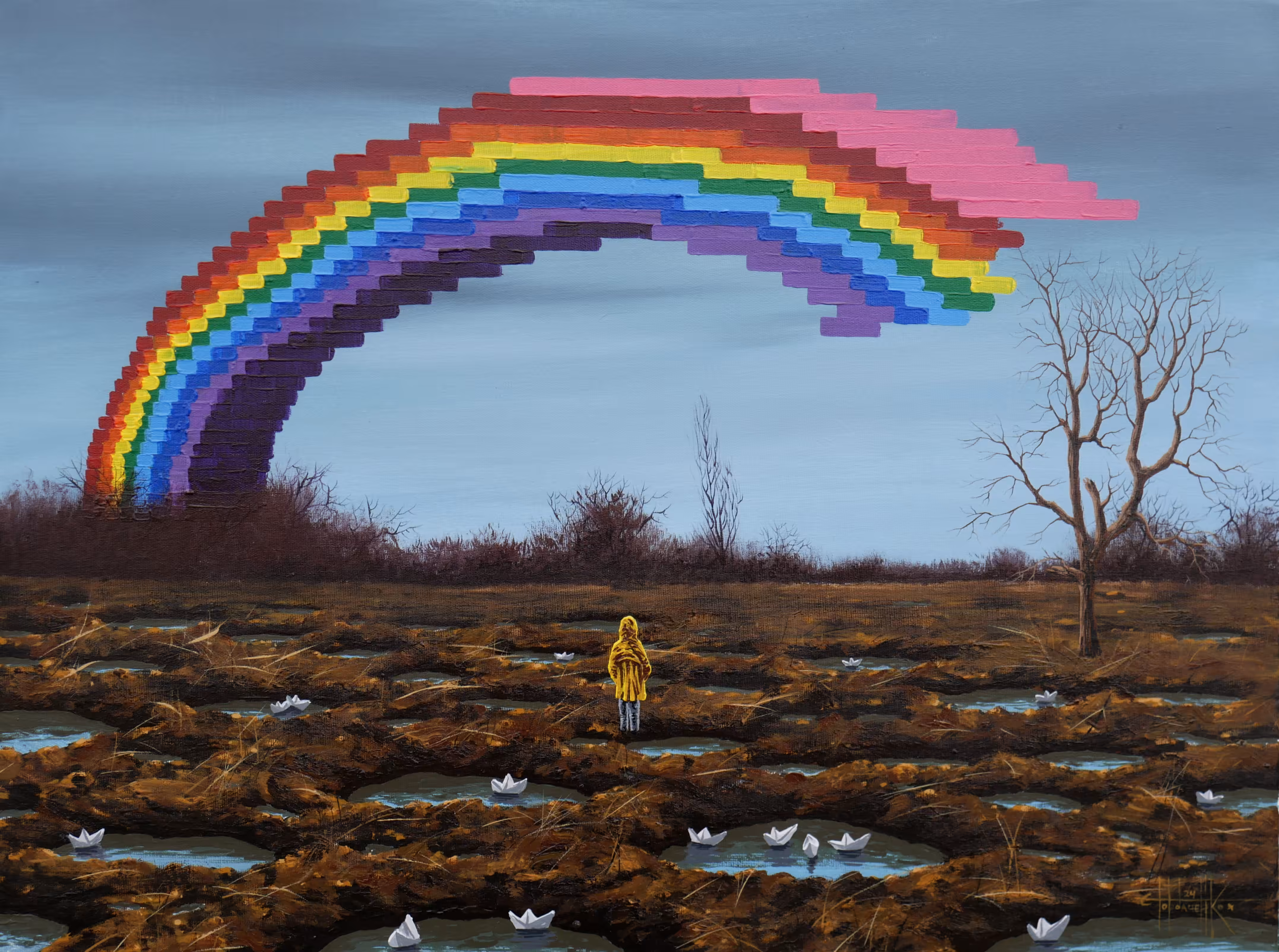Broken rainbow #1